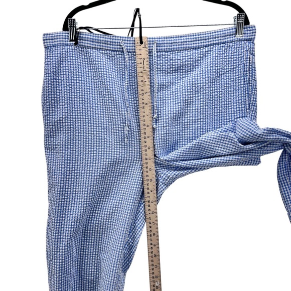 Quacker Factory Vintage Capri Pants Set Blue Medium - Picture 14 of 16